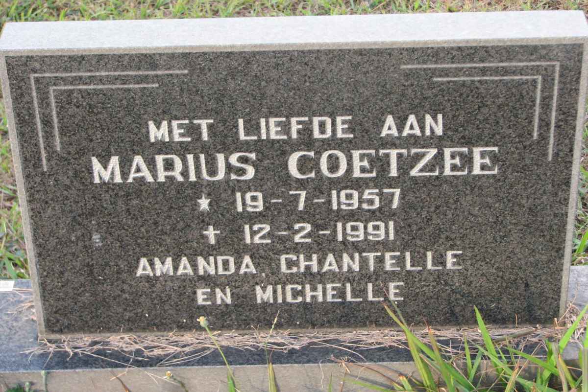 COETZEE Marius 1957-1991