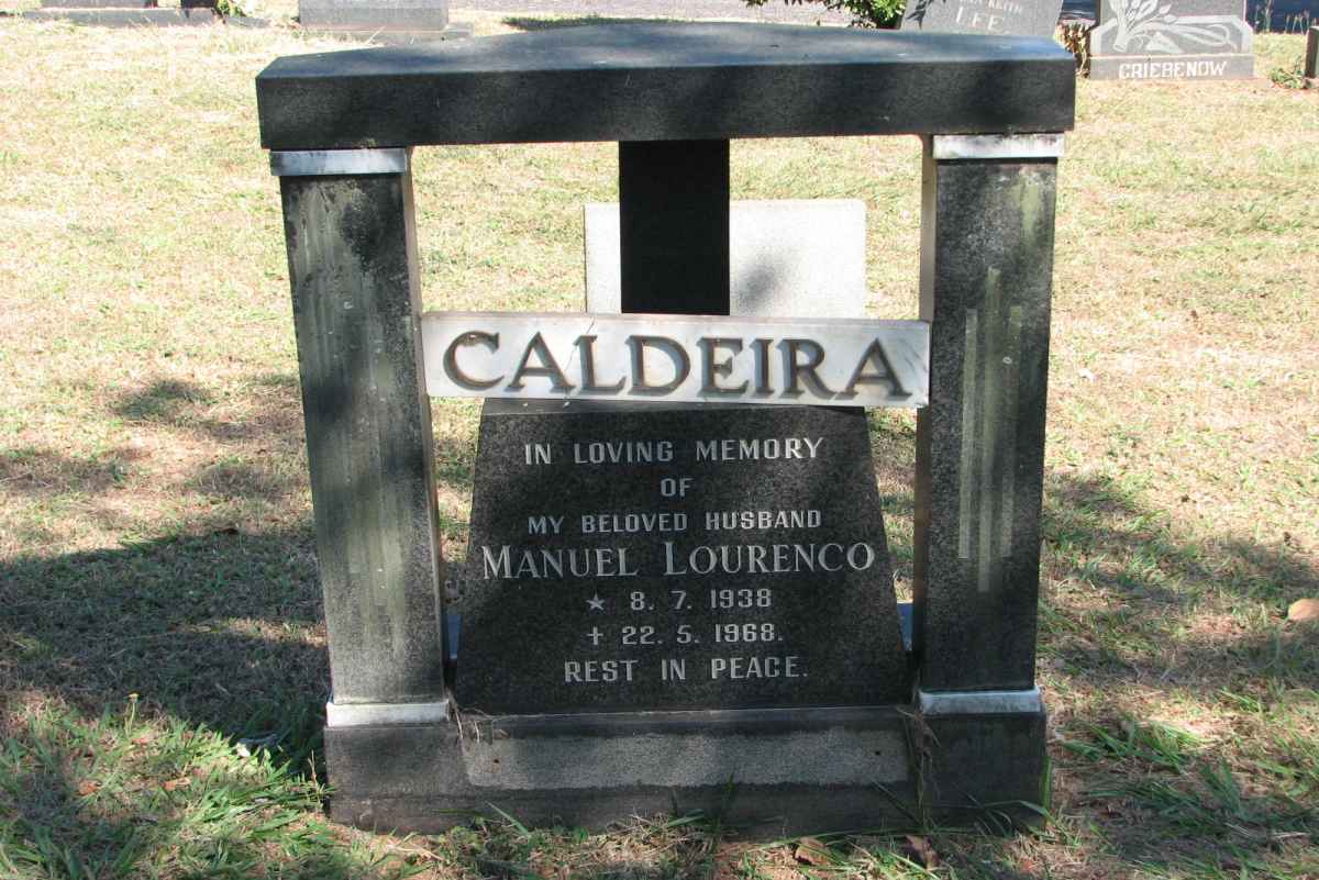 CALDEIRA Manuel Lourenco 1938-1968
