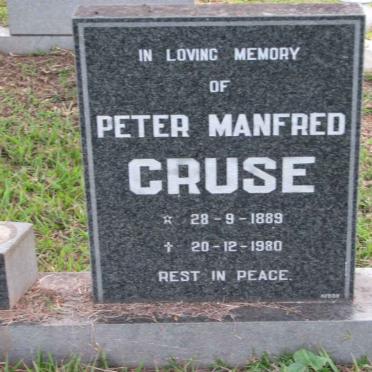 CRUSE Peter Manfred 1889-1980