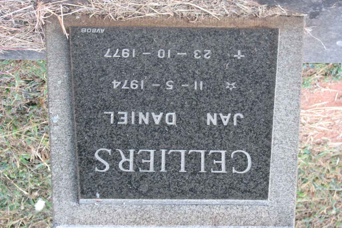 CELLIERS Jan Daniel 1974-1977