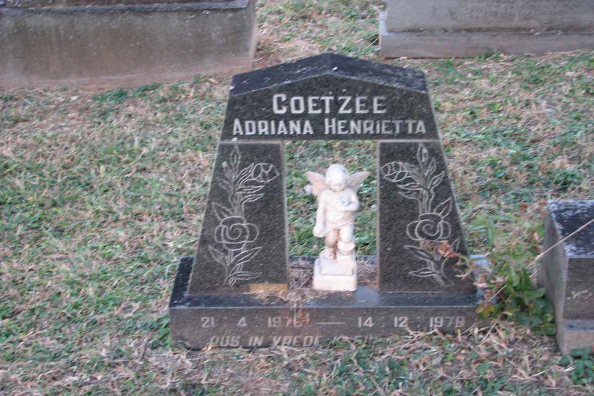 COETZEE Adriana Henrietta 1976-1979