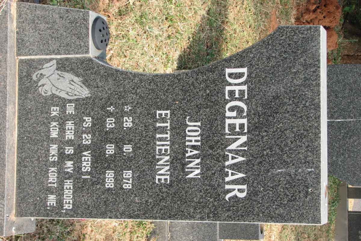 DEGENAAR Johann Ettienne 1978-1998