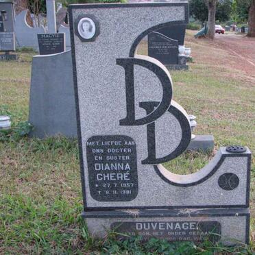 DUVENAGE Dianna Cheré 1957-1981