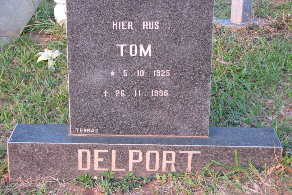 DELPORT Tom 1925-1996