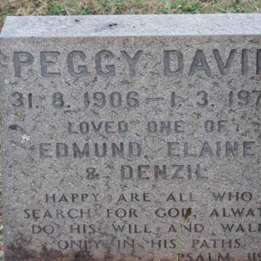 DAVIE Peggy 1906-1974