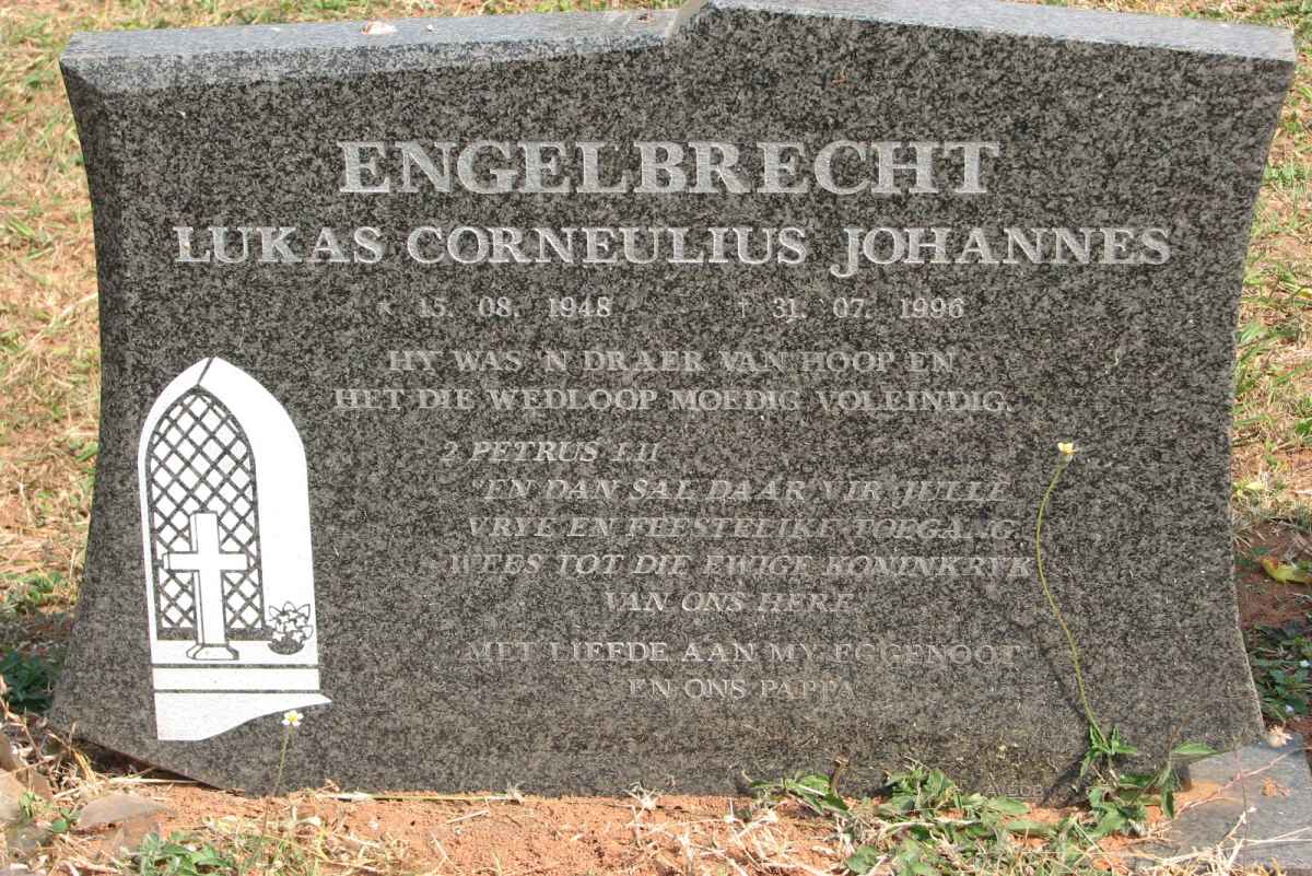 ENGELBRECHT Lukas Cornelius Johannes 1948-1996