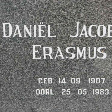 ERASMUS Daniël Jacobus 1907-1983