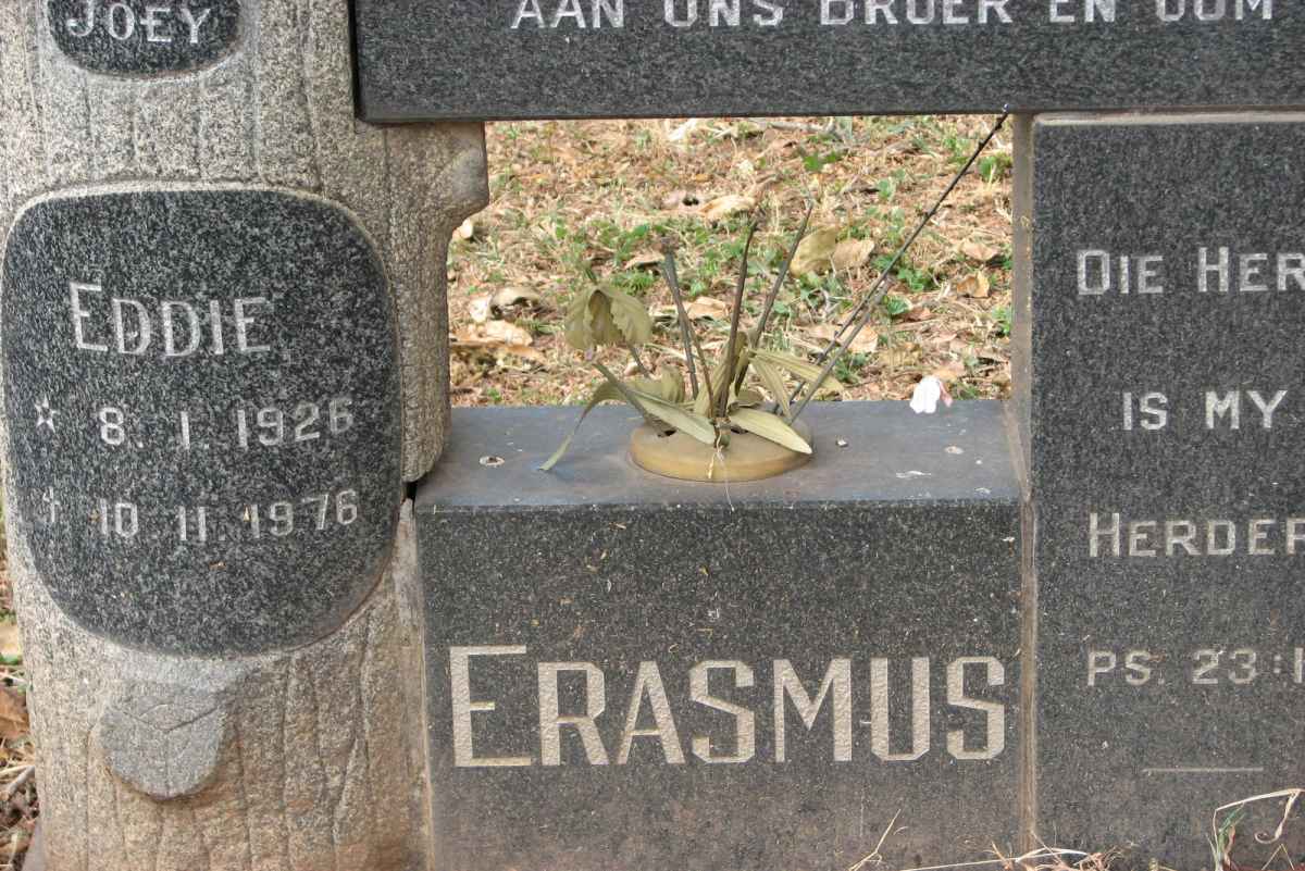 ERASMUS Eddie 1926-1976