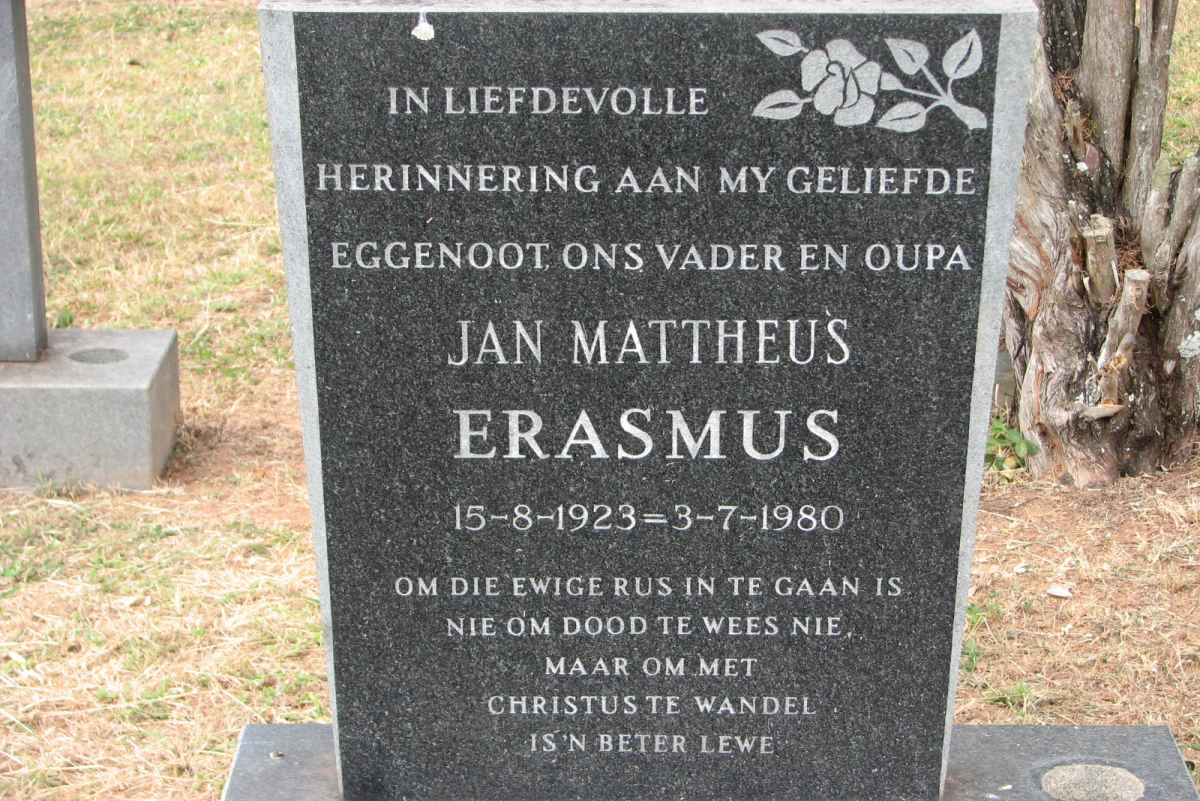 ERASMUS Jan Mattheus 1923-1980