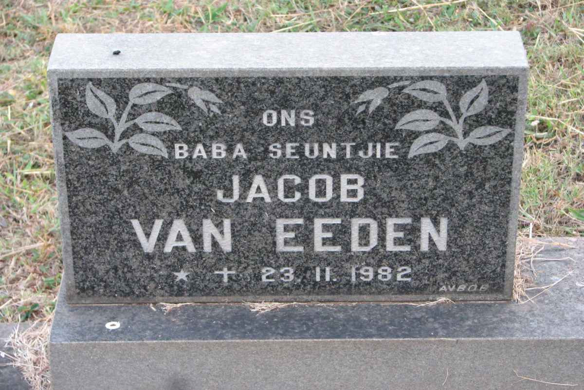 EEDEN Jacob, van 1982-1982