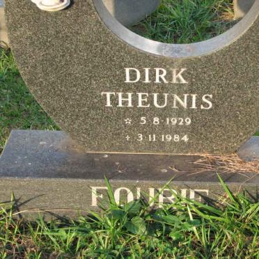 FOURIE Dirk Theunis 1929-1984