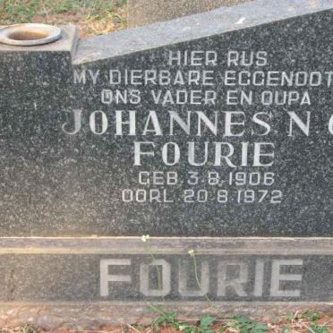 FOURIE Johannes N.C. 1906-1972