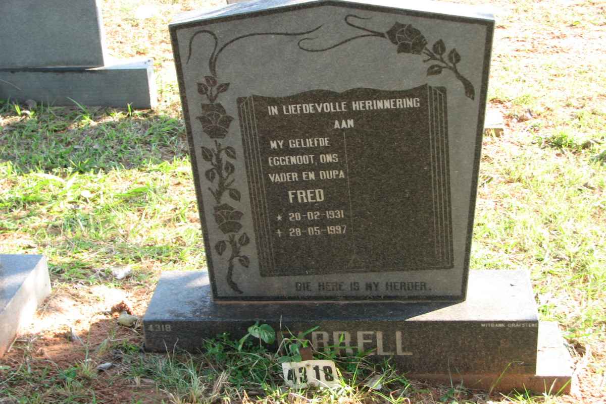 FARRELL Fred 1931-1997