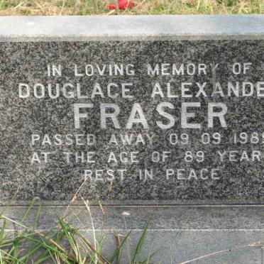 FRASER Douglace Alexander  -1985