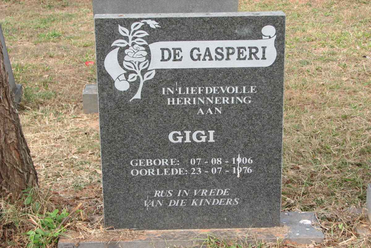 GASPERI Gigi, de 1906-1976