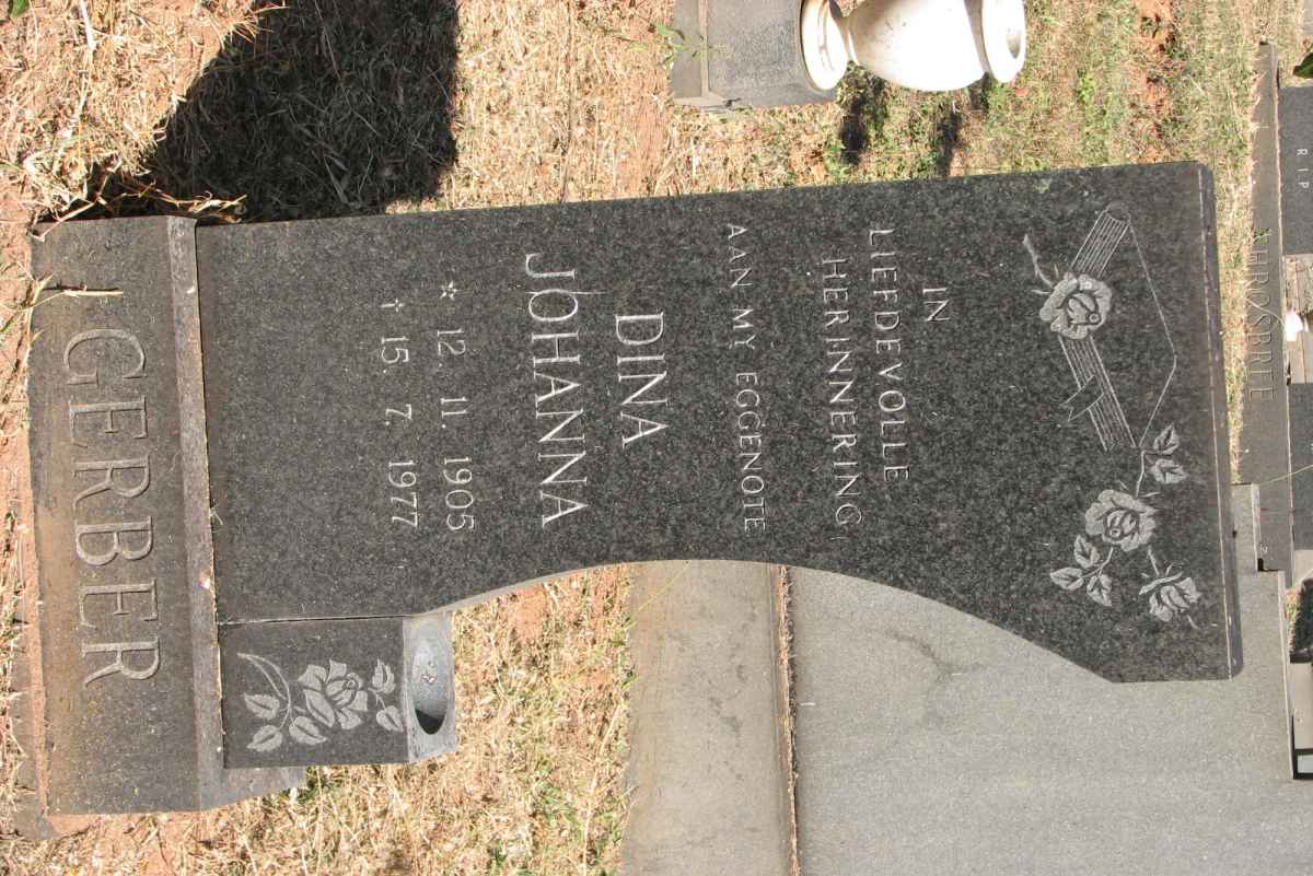 GERBER Dina Johanna 1905-1977