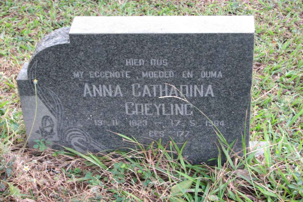 GREYLING Anna Catharina 1923-1984