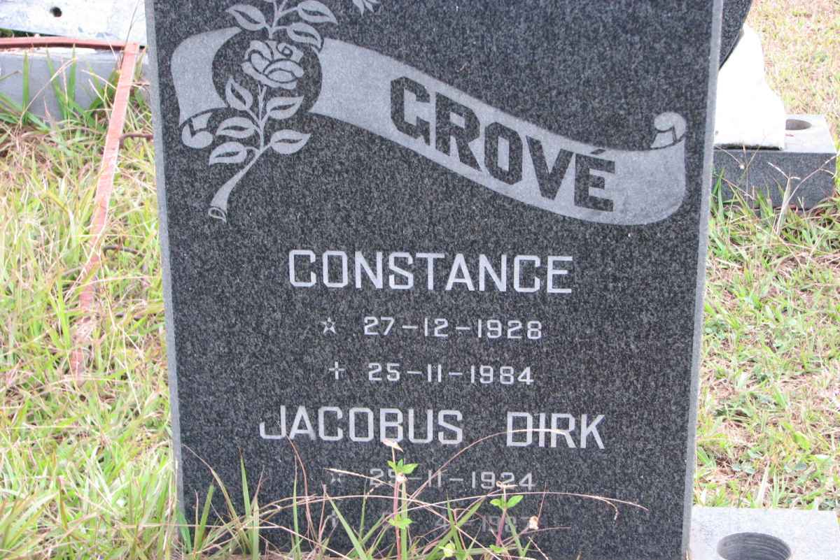 GROVÉ Constance 1928-1984 :: GROVÉ Jacobus Dirk 1924-1987