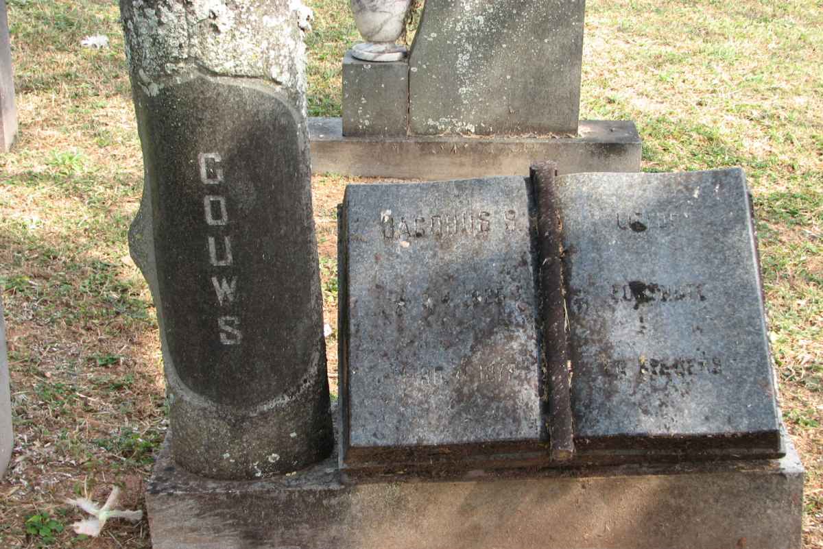 GOUWS Jacobus S. 1925-1972