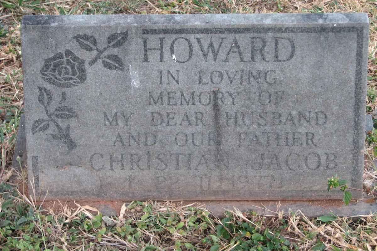 HOWARD Christian Jacob 1922-1977