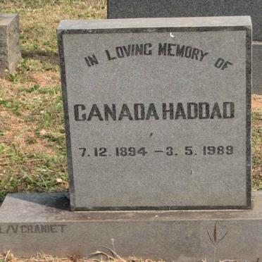 HADDAD Ganada 1894-1989