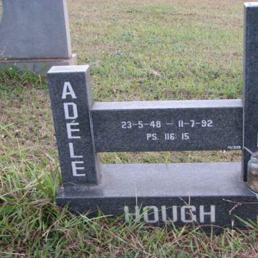 HOUGH Adéle Carlin 1948-1992