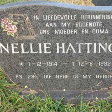 HATTINGH Nellie 1914-1992