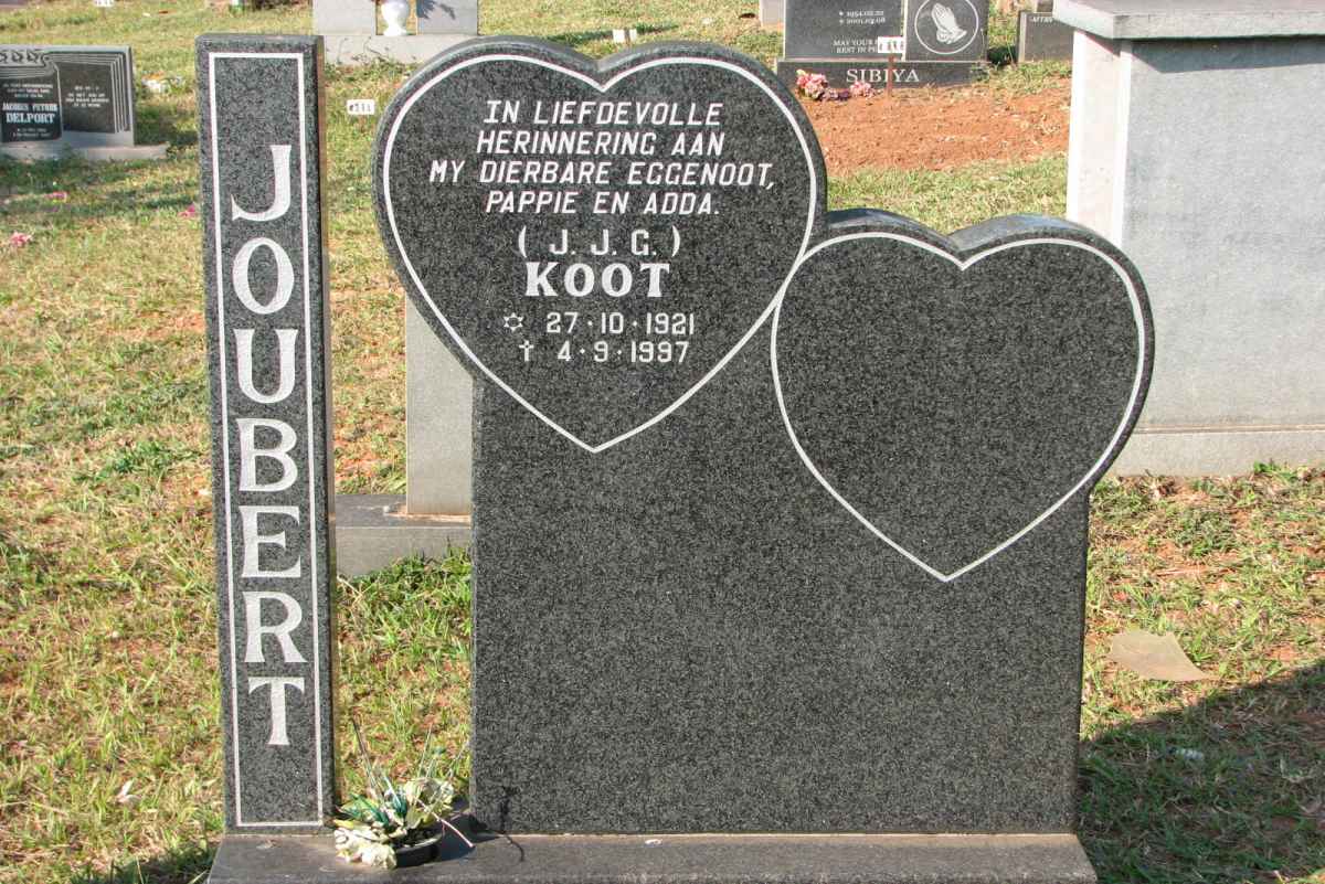 JOUBERT J.J.G. 1921-1997