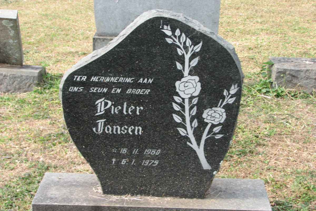 JANSEN Pieter 1960-1975