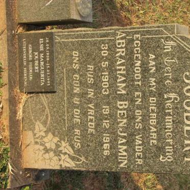 JOUBERT Abraham Benjamin 1903-1966 &amp; Elsie Marguerita FEIDELER 1908-1995