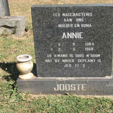 JOOSTE Annie 1904-1969