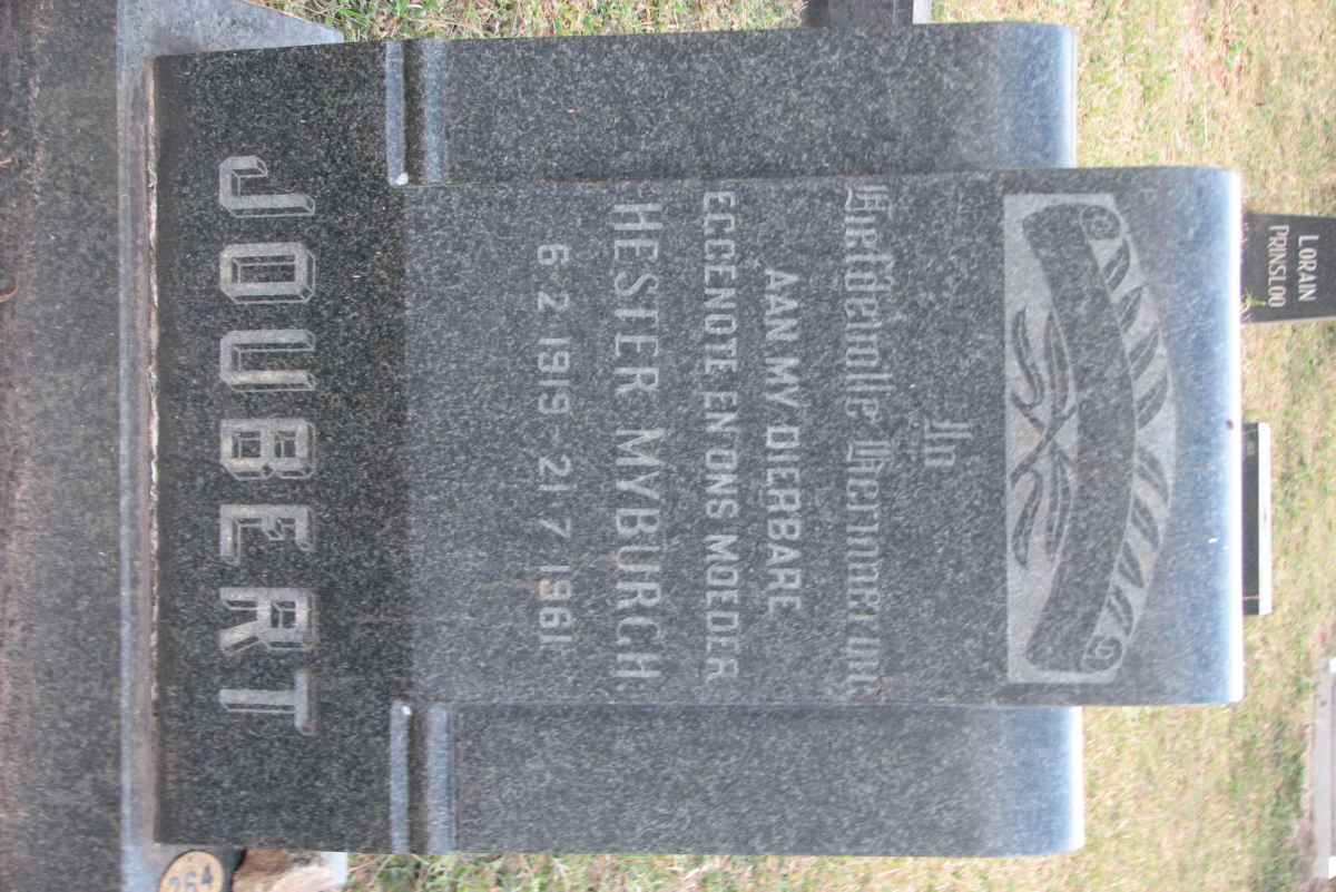 JOUBERT Hester Myburgh 1919-1961