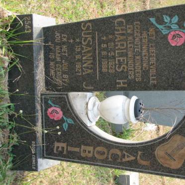 JACOBIE Charles H. 1928-1988 &amp; Susanna J. 1927-