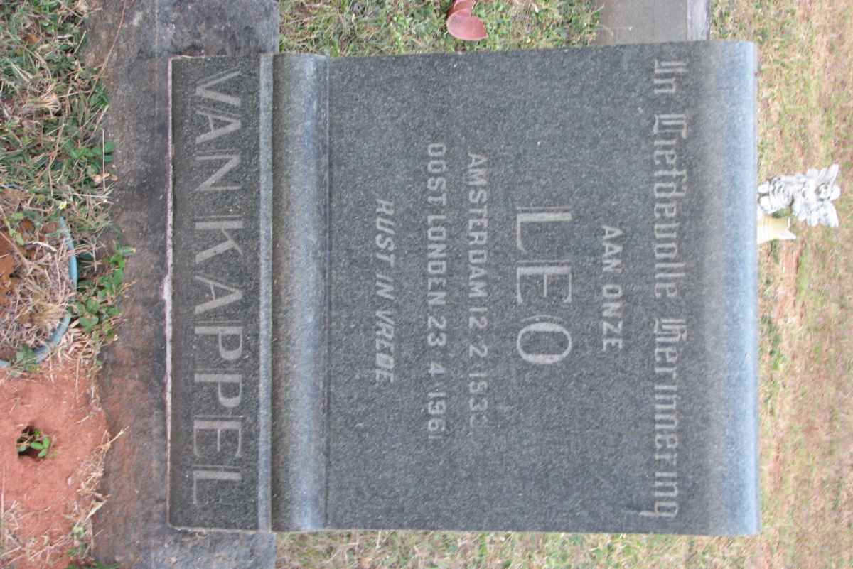 KAPPEL Leo, van 1933-1961