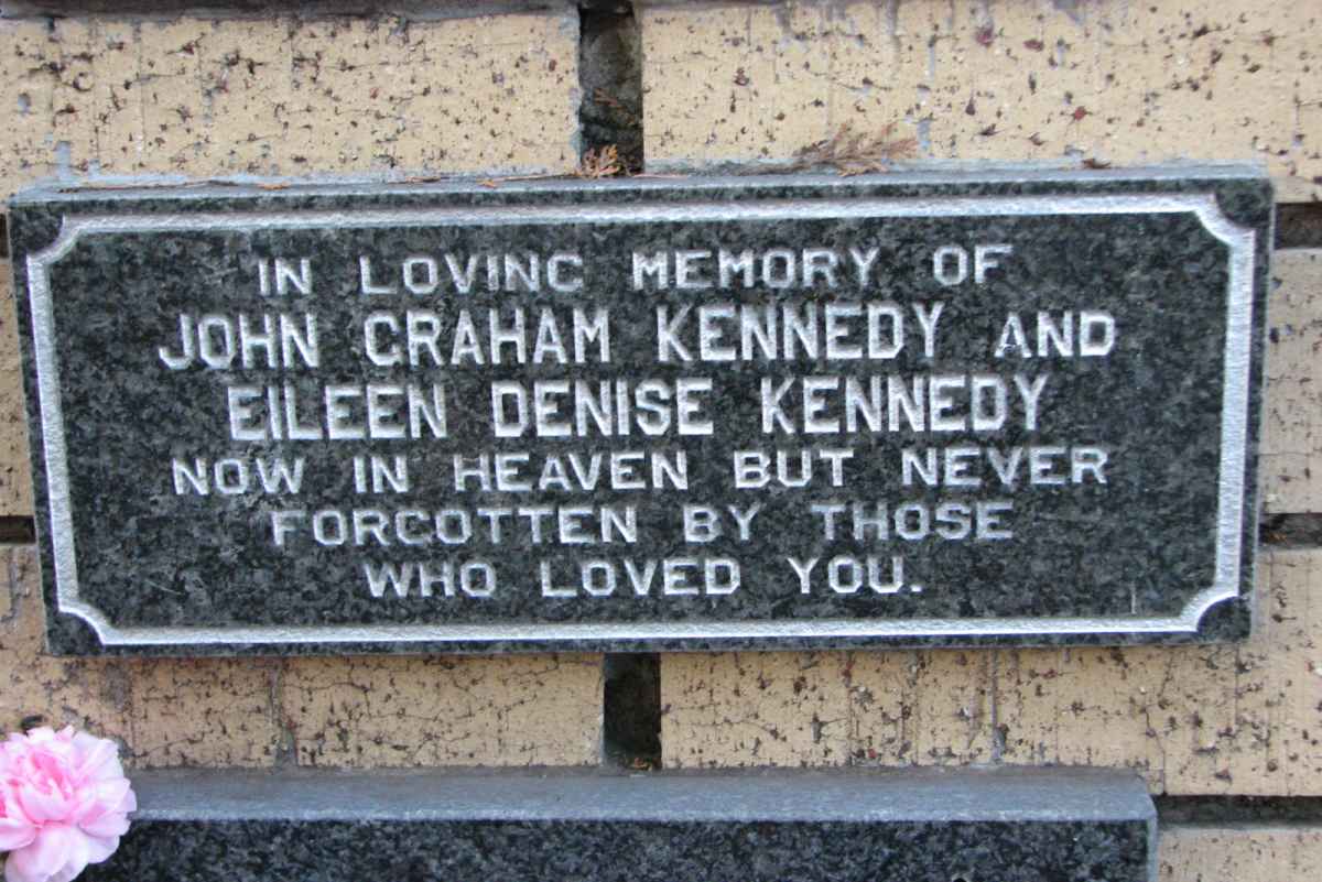 KENNEDY John Graham &amp; Eileen Denise