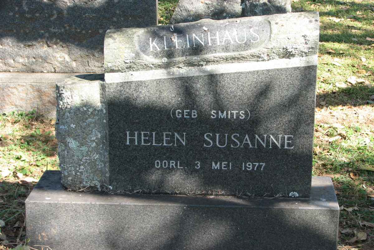 KLEINHAUS Helen Susanna nee SMITS -1977