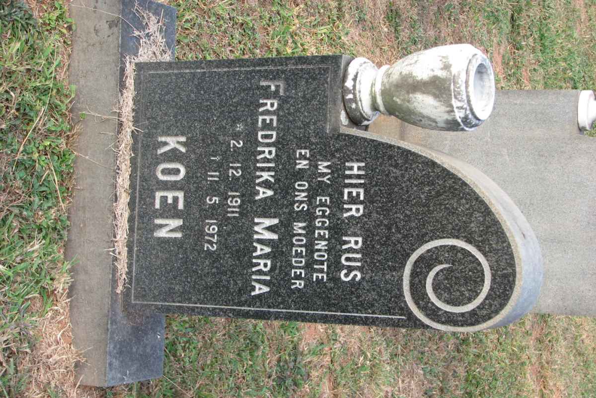 KOEN Fredrika Maria 1911-1972