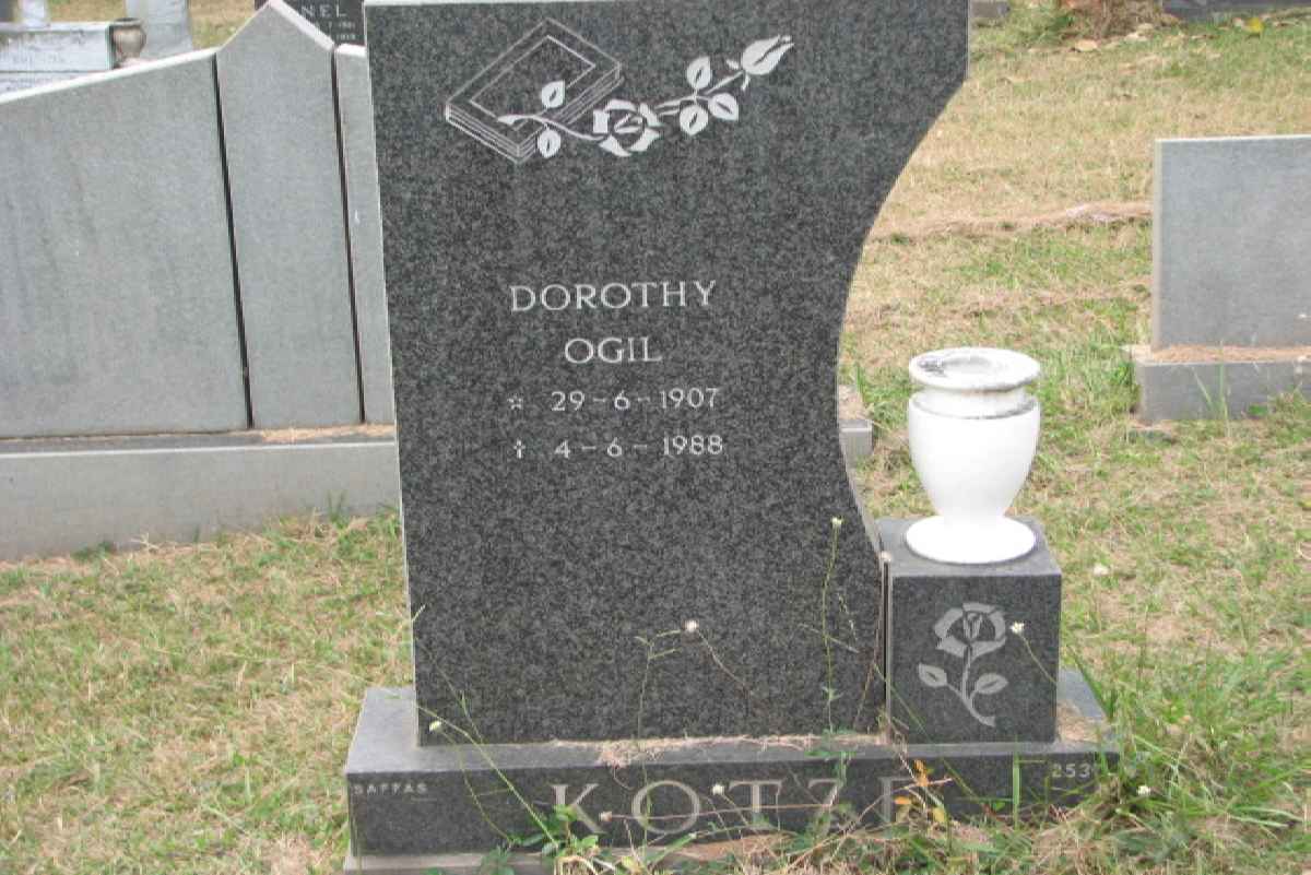 KOTZE Dorothy Ogil 1907-1988