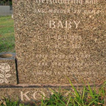 KOTZE Baby 1899-1982