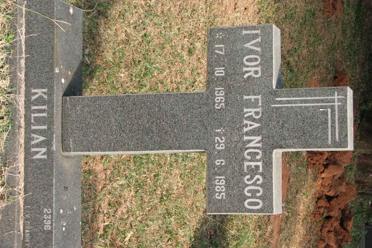 KILIAN  Ivor Francesco 1965-1985