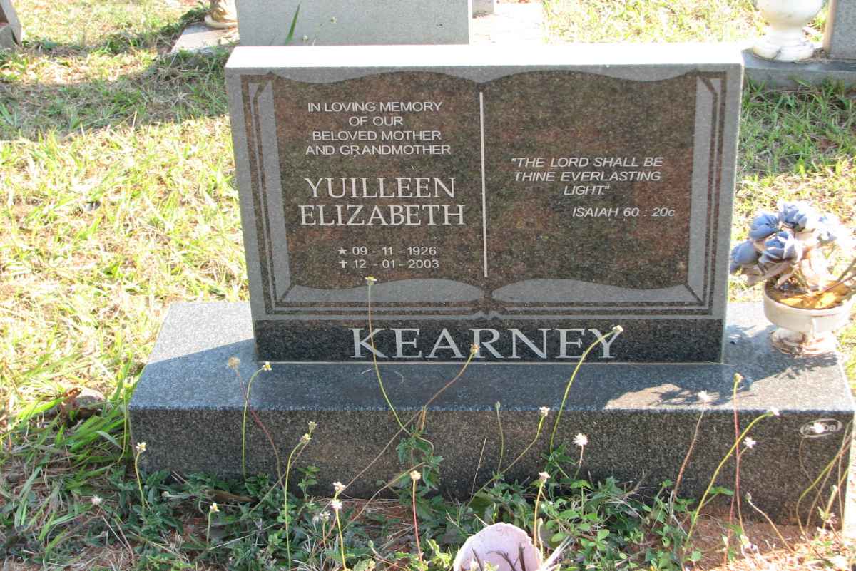 KEARNEY Yuilleen Elizabeth 1926-2003