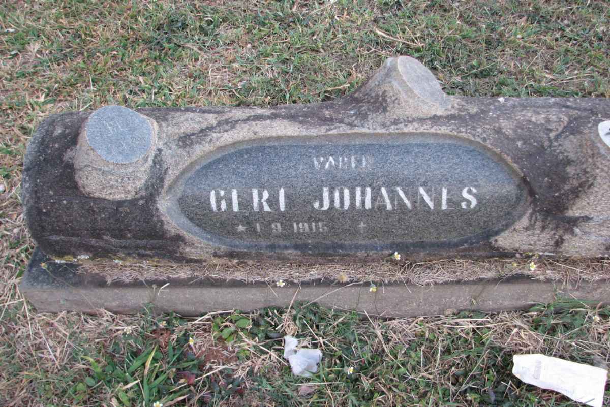 KRUGER Gert Johannes 1915-