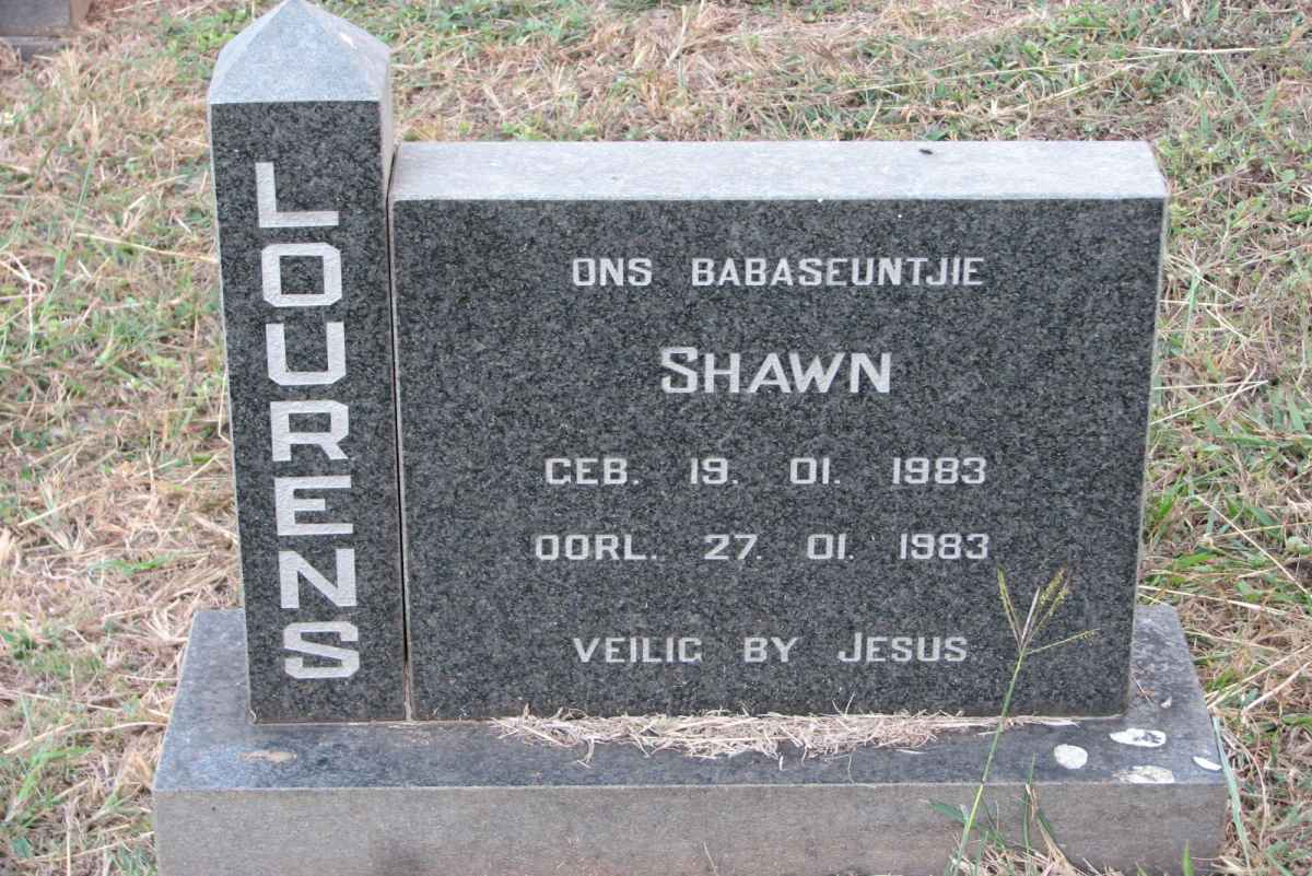 LOURENS Shawn 1983-1983