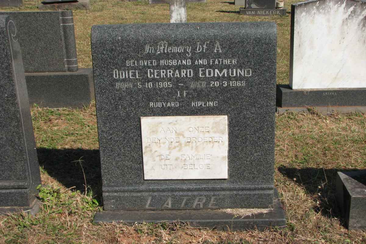 LATRE Odiel Gerrard Edmund 1905-1969