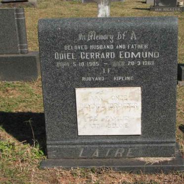 LATRE Odiel Gerrard Edmund 1905-1969