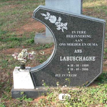 LABUSCHAGNE Ans 1909-2000