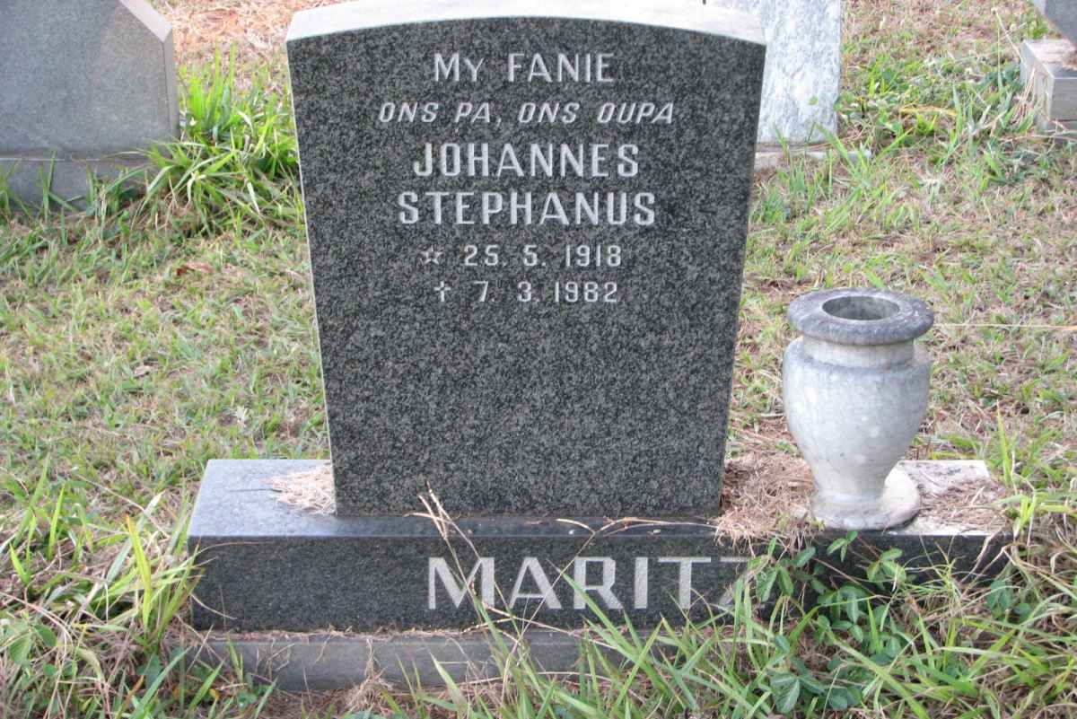 MARITZ Johannes Stephanus 1918-1982