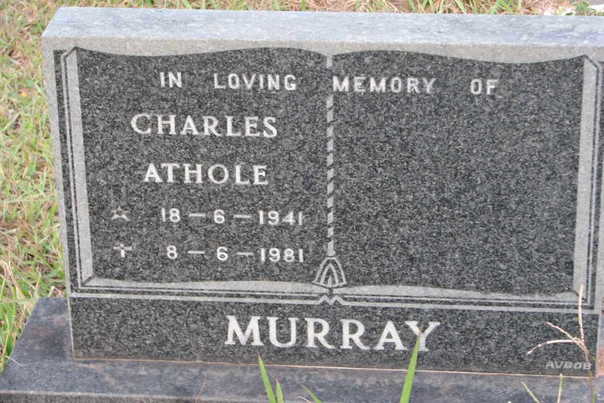 MURRAY Charles Athole 1941-1981