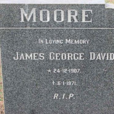 MOORE James George David 1907-1971