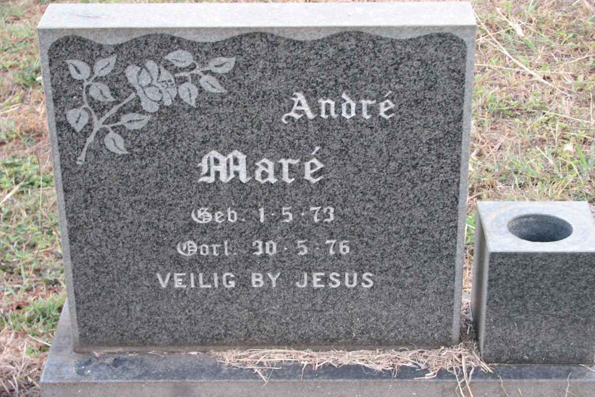 MARÉ André 1973-1976